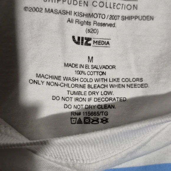 Naruto White and Blue Graphic T-Shirt - Picture 2 of 2